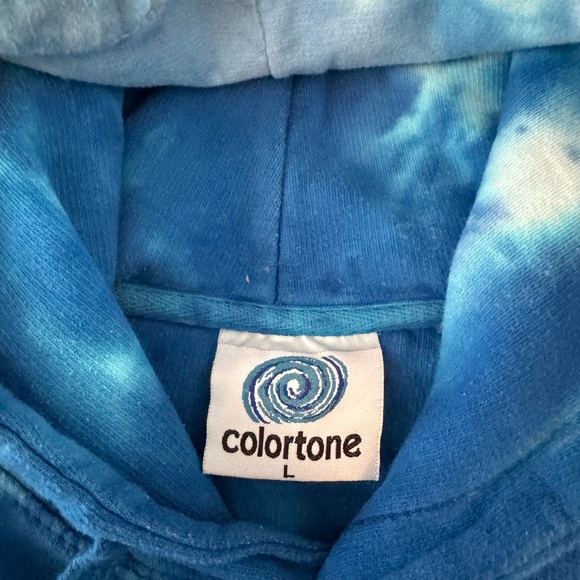 VINTAGE (PAWS) COLORTONE TIE DYE HOODIE like new! - Picture 6 of 14